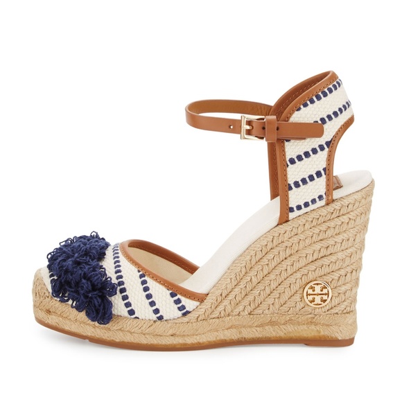 SOLD!! 🎉HP🎉$250 Tory Burch Shaw Striped Espadrille 10.5 - Picture 2 of 7
